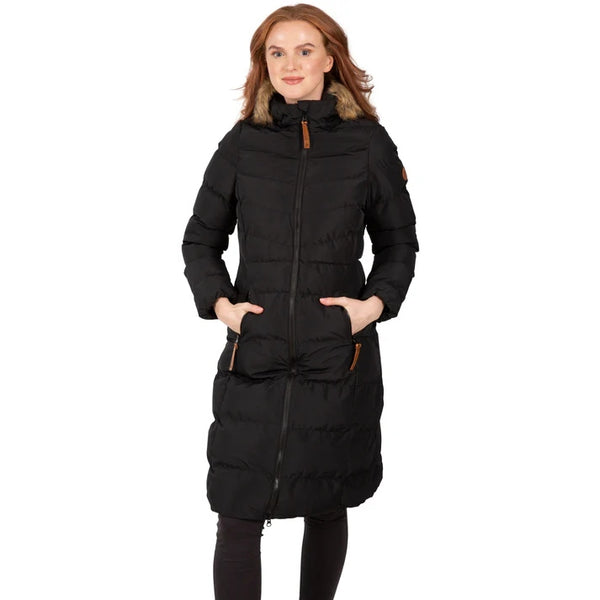 Wattierte lange Audrey-Jacke für Damen