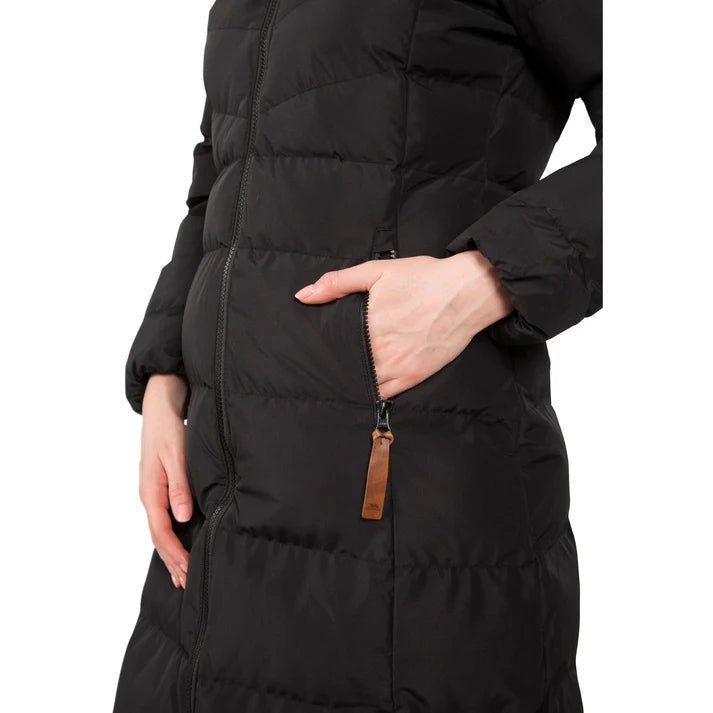 Wattierte lange Audrey-Jacke für Damen