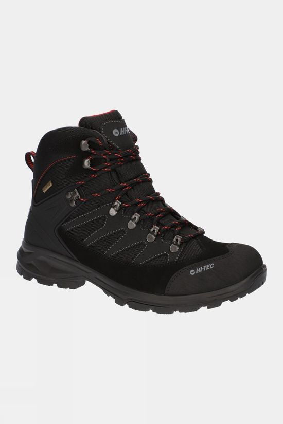 Men's Clamber Waterproof Boots - Charcoal/Red