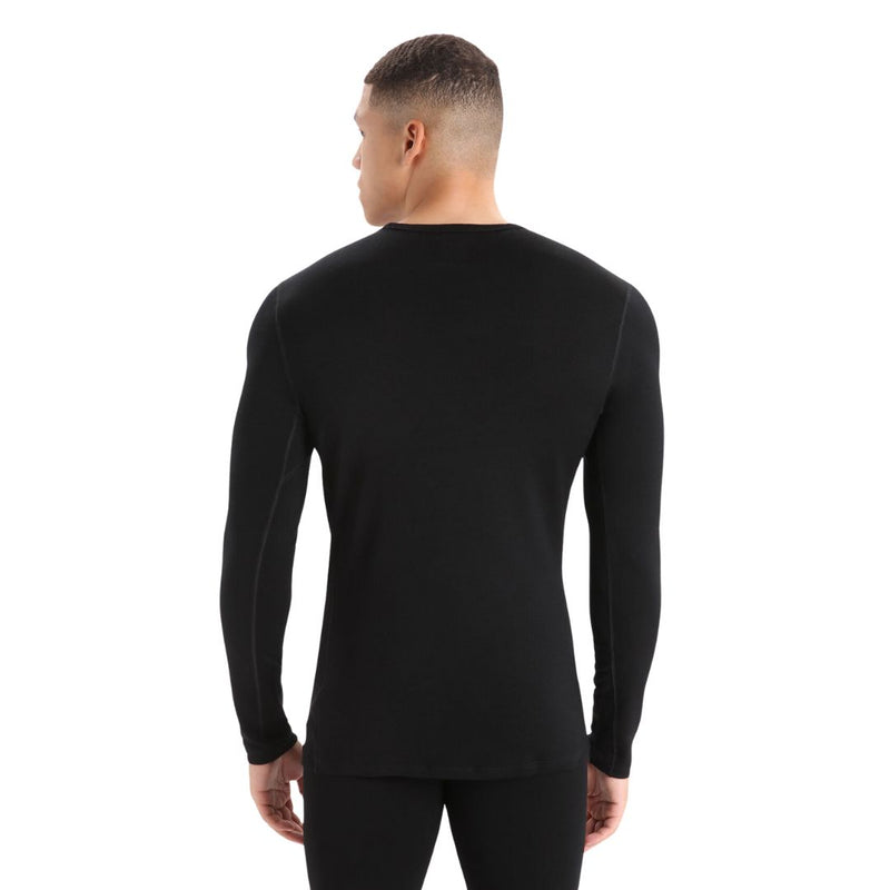 Men's Merino 260 Tech Long Sleeve Crewe Thermal Top - Black