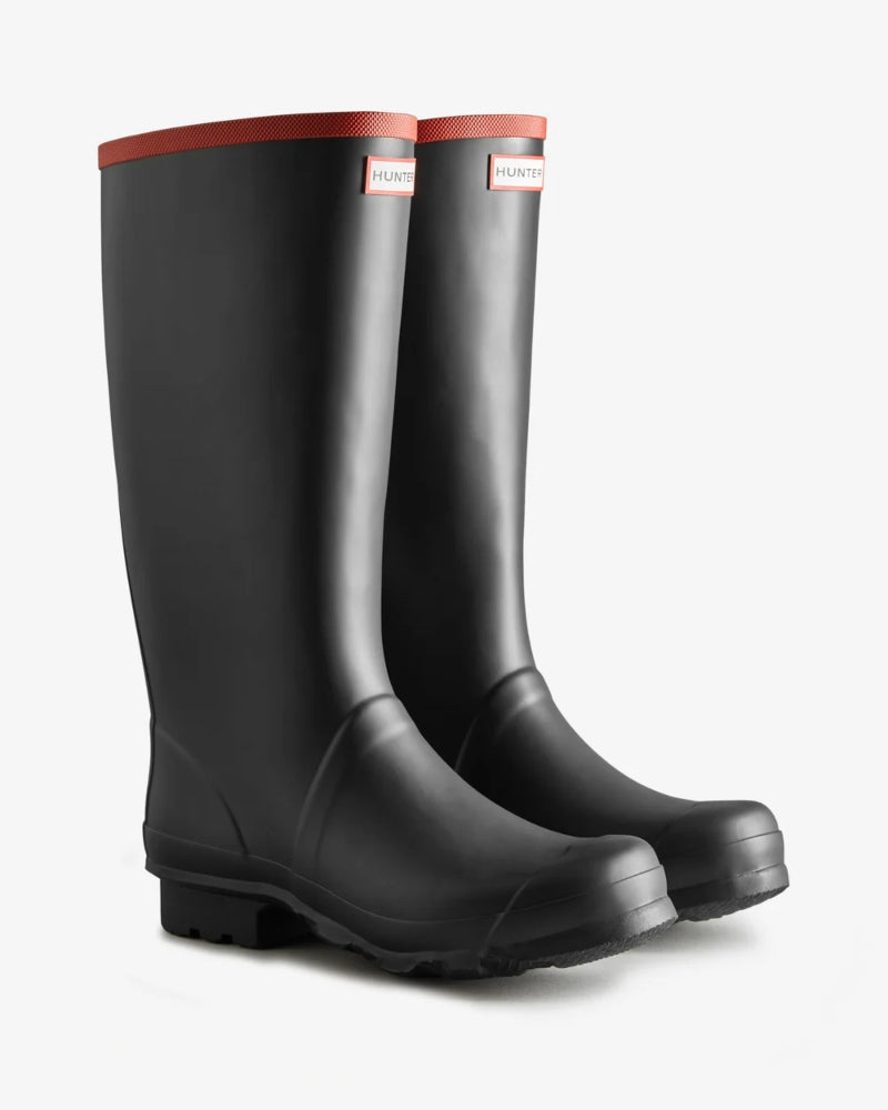 Hunter Argyll Full Knee Wellington Boot - Black