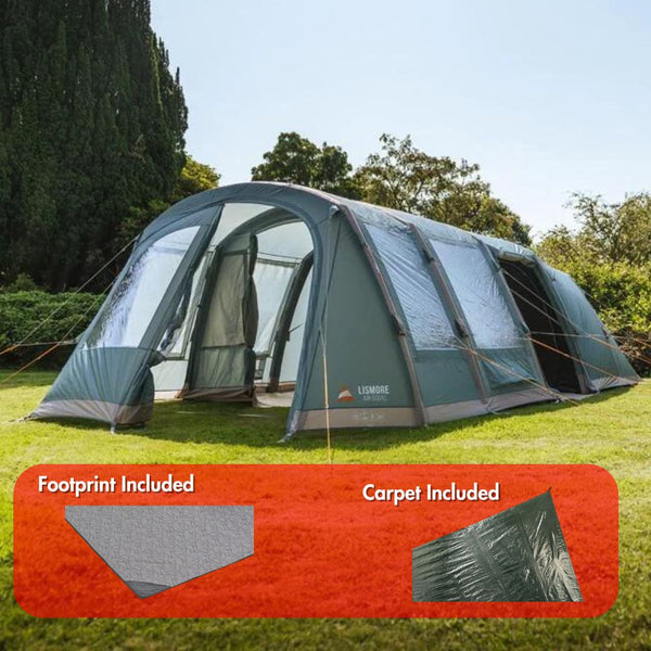 Vango Lismore 600XL Air Tent Package - INCLUDES FREE CARPET & FOOTPRINT