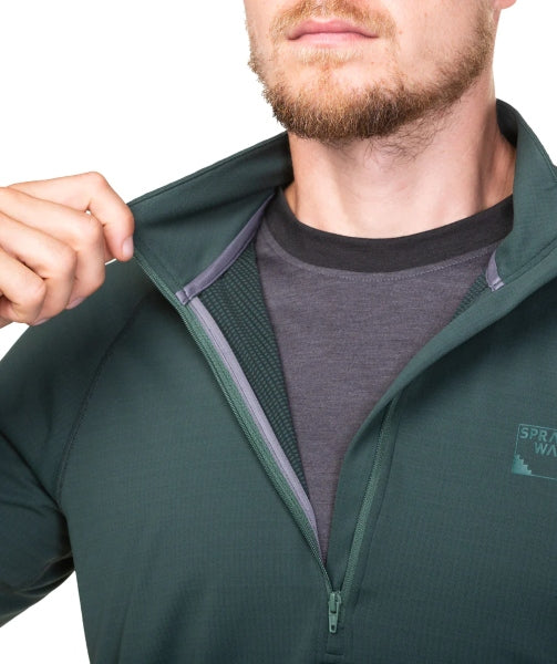 Men's Rooke Half-Zip Fleece - Dark Spruce