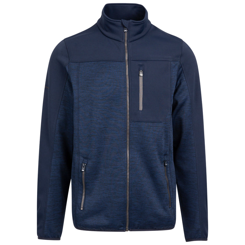 Trespass's Thornage FZ Fleece - Navy Marl