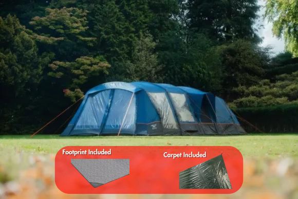 Vango Rome Air 650XL Tent Package - INCLUDES FREE CARPET & FOOTPRINT