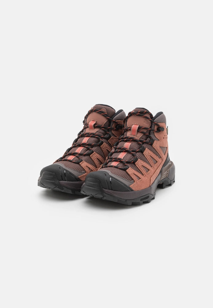 Women's X Ultra 360 Leather GTX Mid - Peppercorn/Cognac