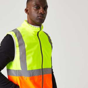 Unisex Hi-Vis Pro Full Zip Gilet