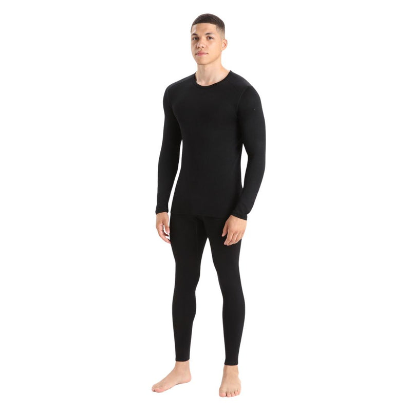 Men's Merino 260 Tech Long Sleeve Crewe Thermal Top - Black