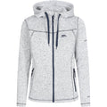 Odelia Womens Full Zip Fleece Hoodie - Ghost Navy Marl