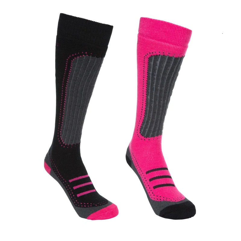 Lot de 2 paires de chaussettes de ski Janus pour femmes