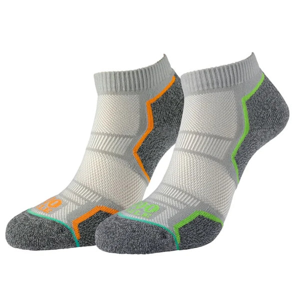 Lauf-Fußkettchen für Herren, einlagige Socken, Doppelpack