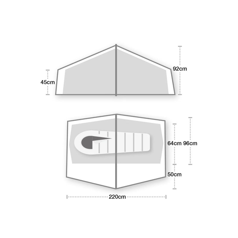 Zephyros Compact 1 Tent + Footprint Bundle