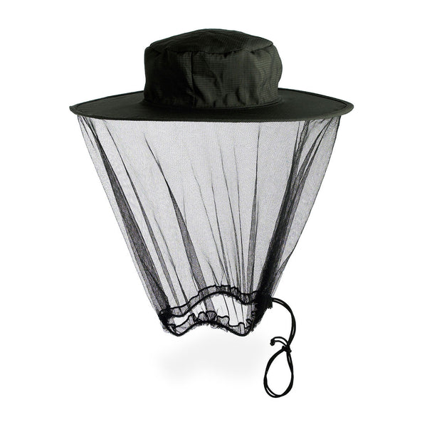 Chapeau en filet anti-moustiques et moucherons