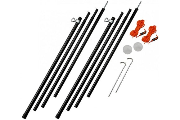 King Poles réglables en acier 180-220 cm