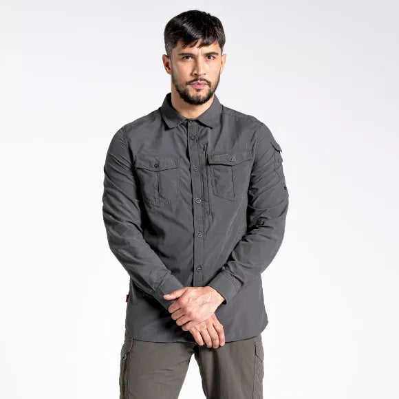 Men's NosiLife Adventure Long Sleeve Shirt II - Black Pepper