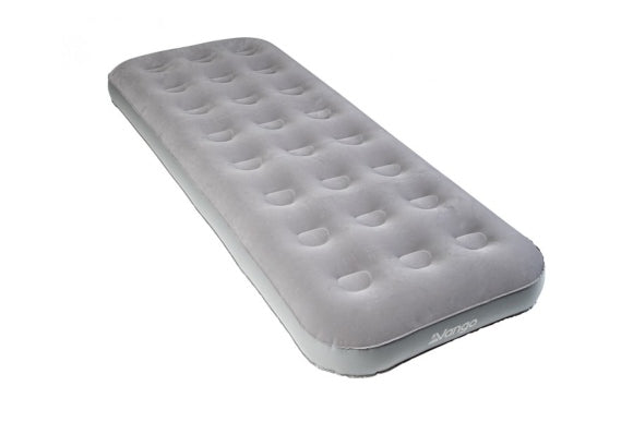 Matelas pneumatique floqué simple