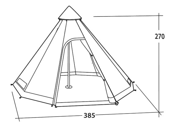 Mondschein-Tipi