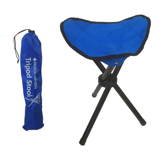 Tabouret de camping pliable avec trépied Titan